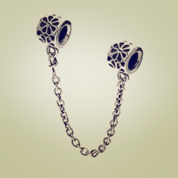 Pandora Jewelry Pandora Sterling Silver Safety Bracelet Chain